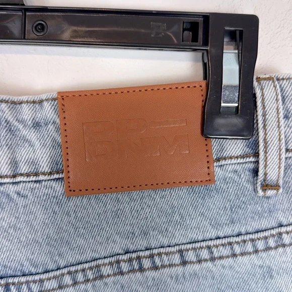 Princess Polly Laurena Denim Shorts. High Rise. Light Wash. Size 2. NWT. - Picture 11 of 14